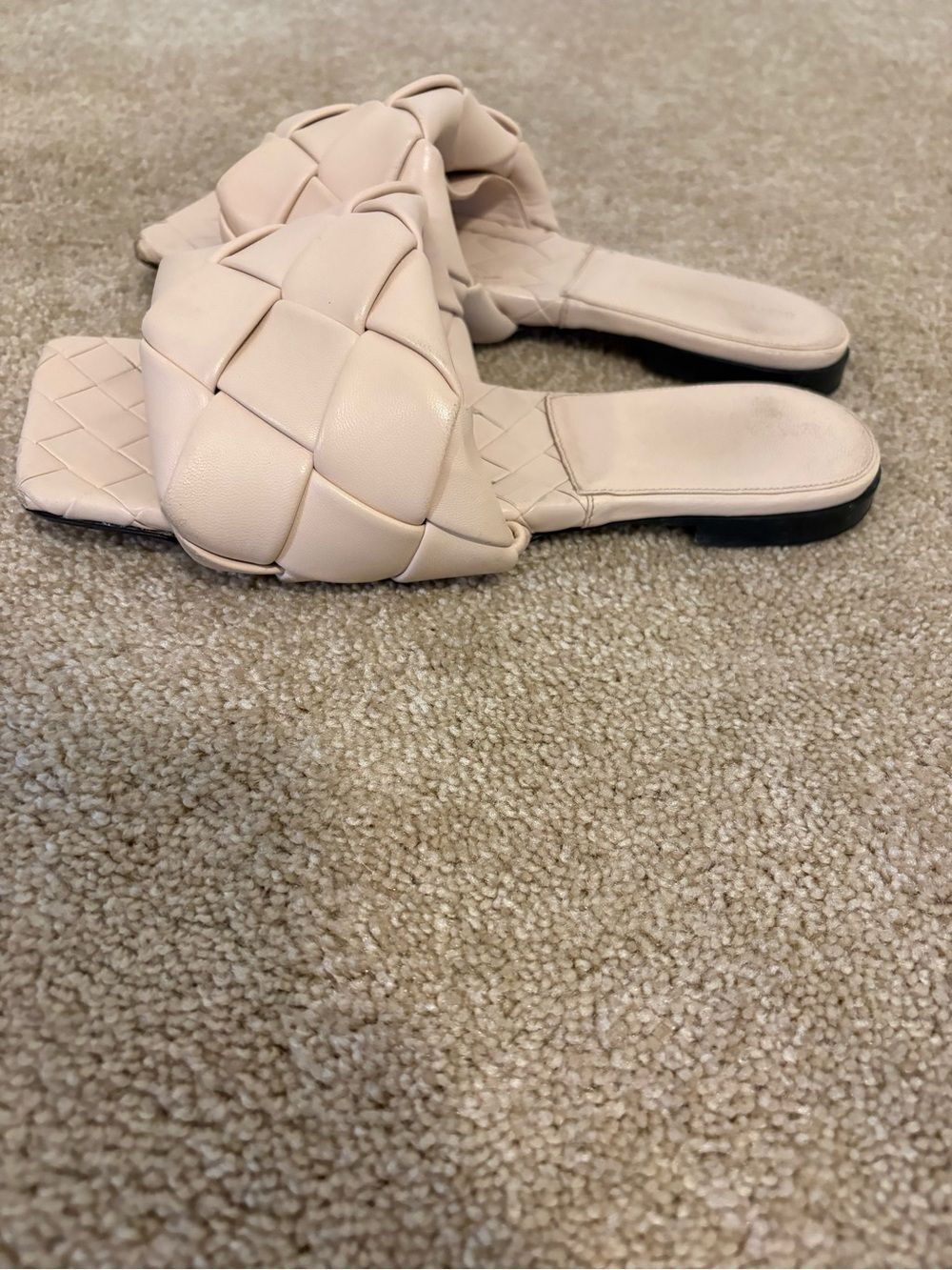 Bottega Veneta BV Lido Intrecciato Leather Sandals Bandage Color Size 37.5 - Picture 4 of 7